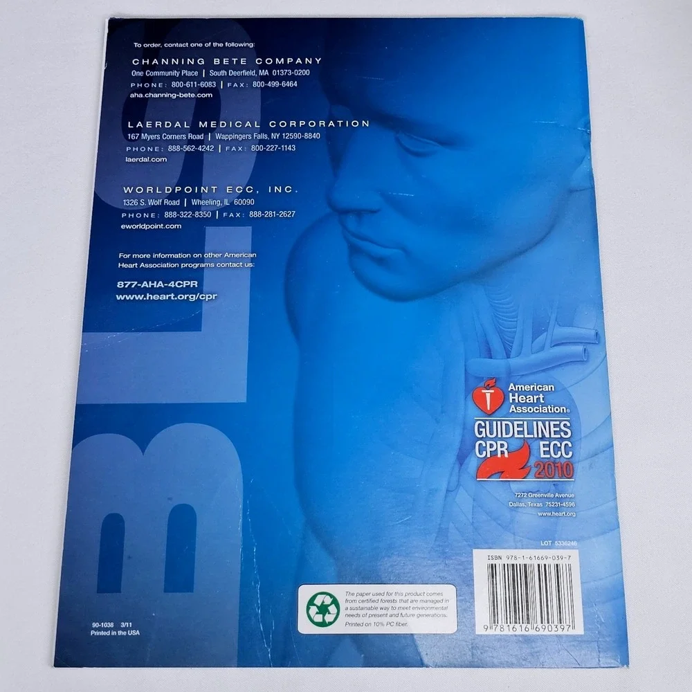 American Red Cross First Aid CPR AED & AHA BLS Healthcare‎ Manuals Bundle
